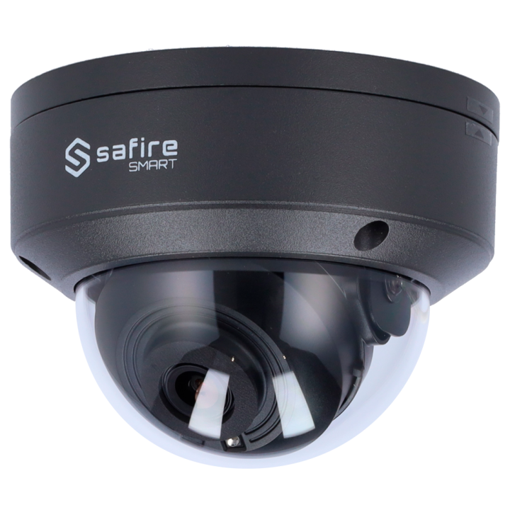 SAFIRE SMART SF-IPD040-4B1-GREY 4MP IP67 kupola kamera ar PoE un Wi-Fi, 2,8 mm objektīvu, 30 m IR