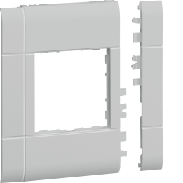 Hager GR1200A7035 Priekinė plokštė 55 mod. hfr, 120 mm, šviesiai pilka