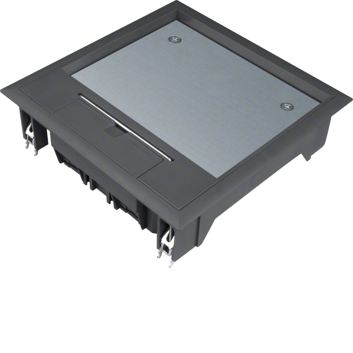 Hager VQ06129005 tiekimo blokas grindų dėžei, 12 mm gylis