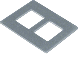 Hager GTVDM012 atraminė plokštė skirta GTVD2/3 su 2x RJ45
