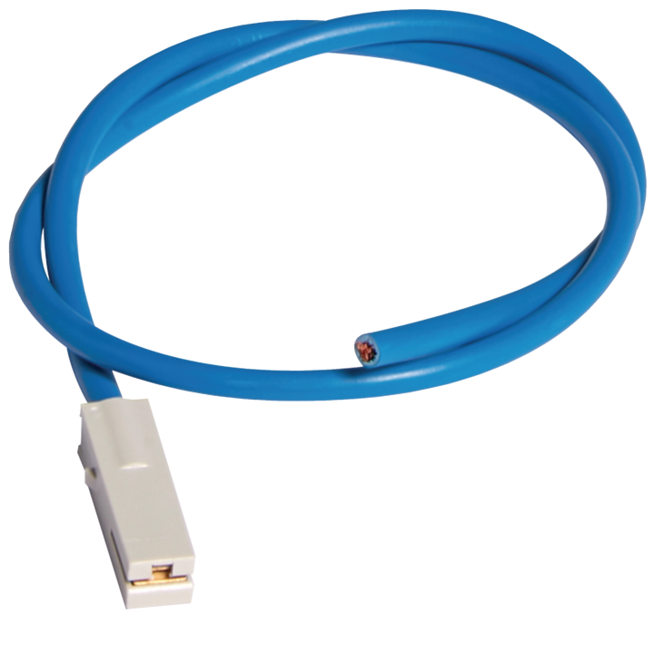 Hager KZ051 Connecting Cable, 500mm, Blue, 6mm²