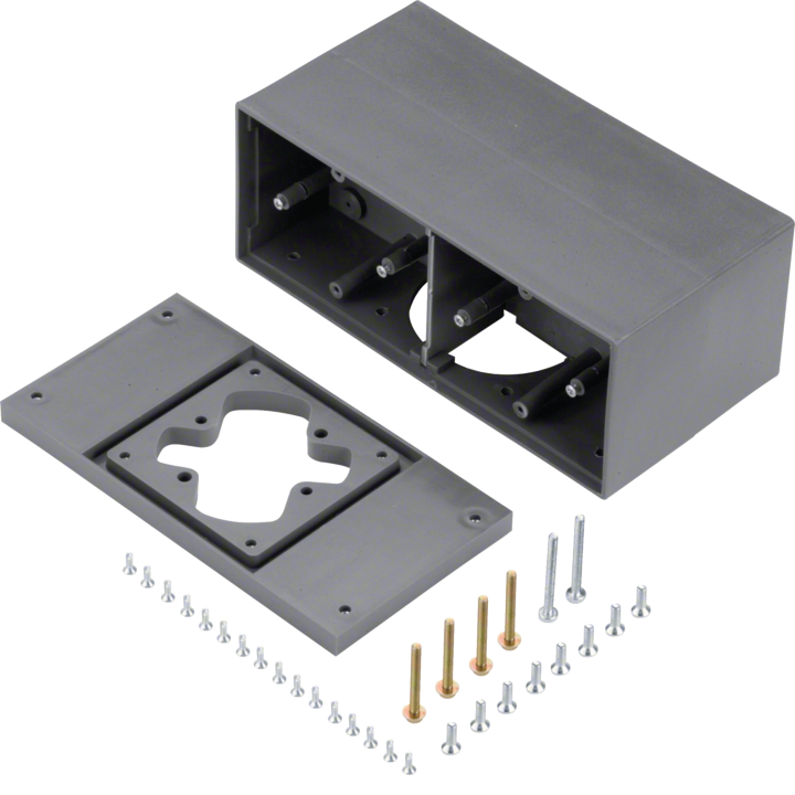 Hager GBZ47011 Jalustalaatikko 4 Asennuskentät SG