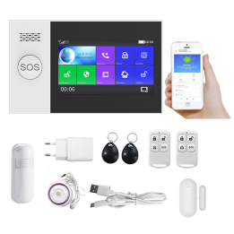 TUYA Wifi GSM RF433 MHz alarmi juhtpaneel
