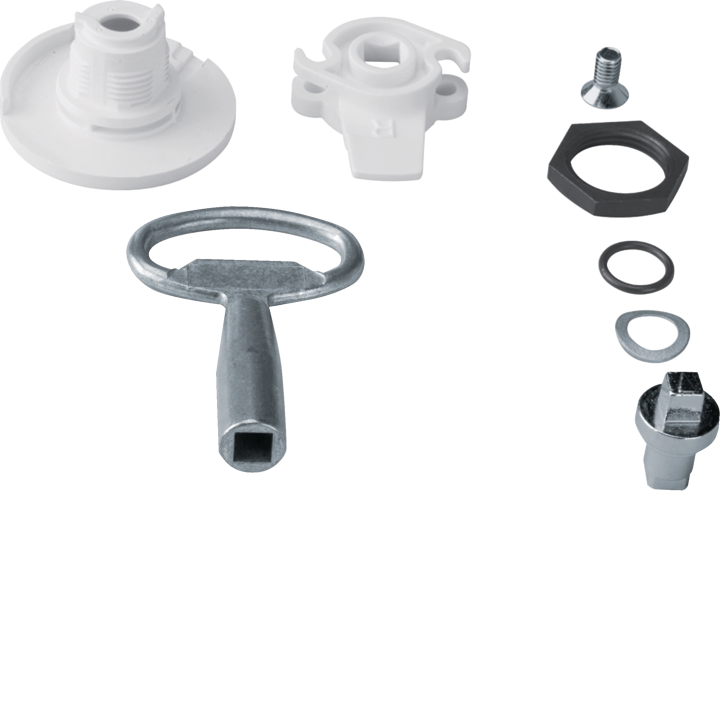 Hager FZ451N Smart Door Lock, kvadratinis 7mm, IP44