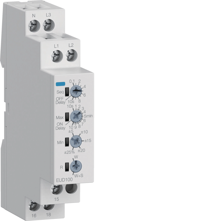 Hager EUD100 ON-Delay U/P Control Relay 1CO