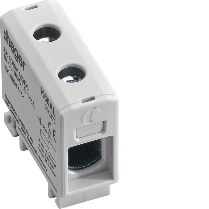 Hager K50AL Aluminium/Copper Terminal Block 2.5-50mm²
