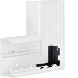 Hager L87759010 litteä kulma PVC RAL 7030 puhdas valkoinen mini kanavaan