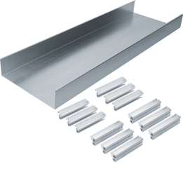 Hager AKU2500702 ant grindų dvipusis kanalo pagrindas, 250x70 mm