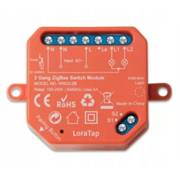 Releekontroller 2 ahelat ZigBee LR TUYA