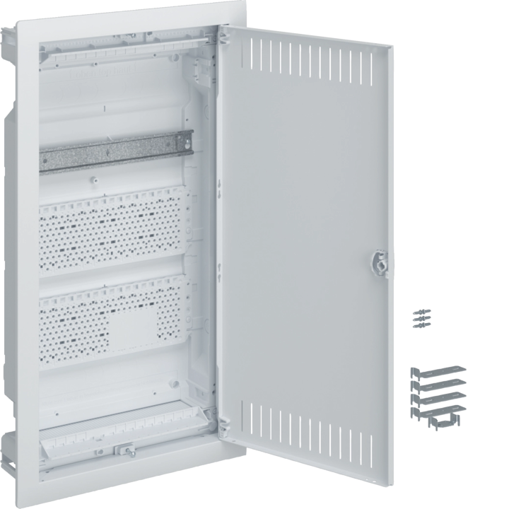 Распределительный щит Hager VU36NWB, встроенный, 3x12 модулей, IP30