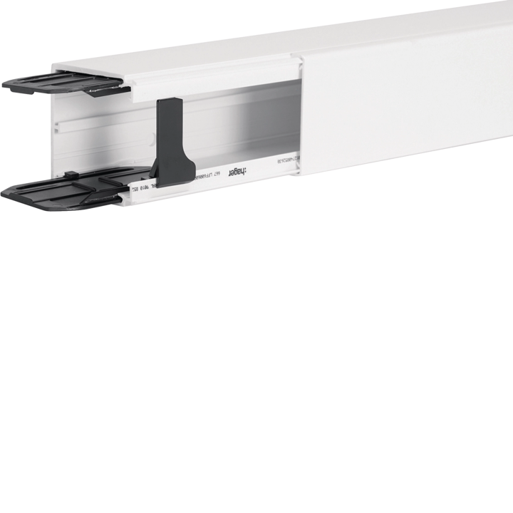 Hager Liféa LFF6006009016 Maģistrāles 60x60 savienotājs + 2 klipsi balts