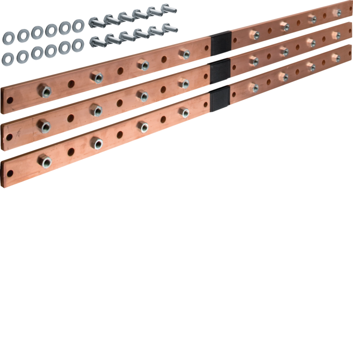 Hager UM08K Universal Bus Bar 40x10mm 4 Section