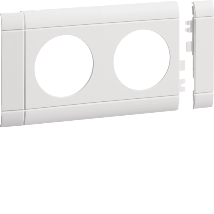 Hager GB080209016 Priekinės plokštės 2 dalių lizdo dangtis 80 tw