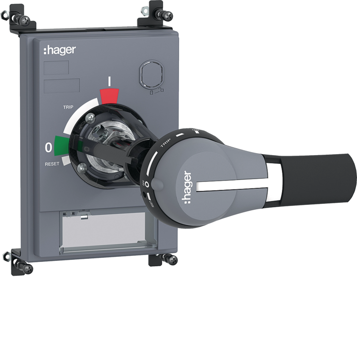 Hager HXW031H Rotary Grey Handle for Door x/P630