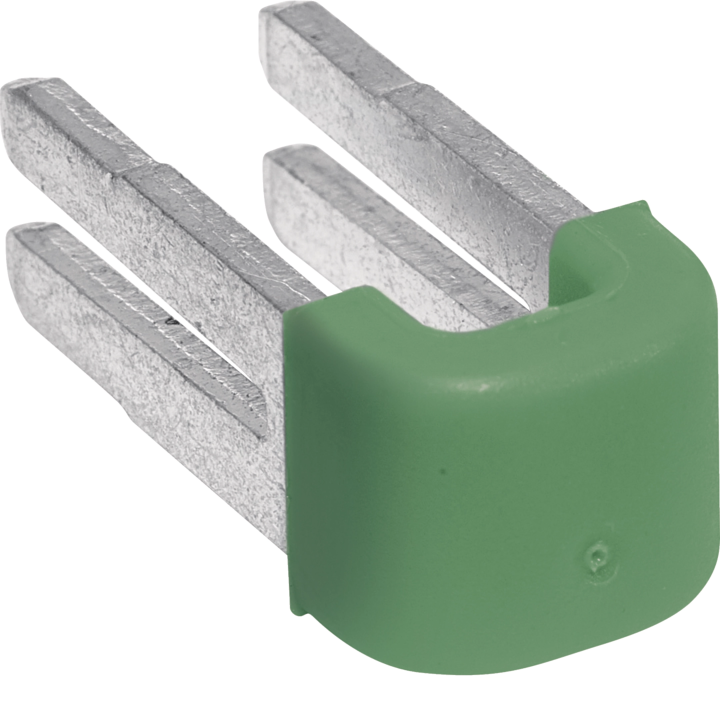 Hager KN99E PE Terminal Block, Ground/PE, 1P, Screw Clamp, DIN Rail