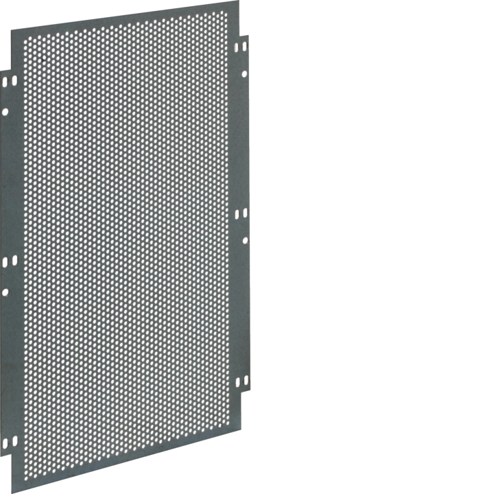 Hager UZ31M1 Universal Mounting Plate, 390x247mm, Perforated