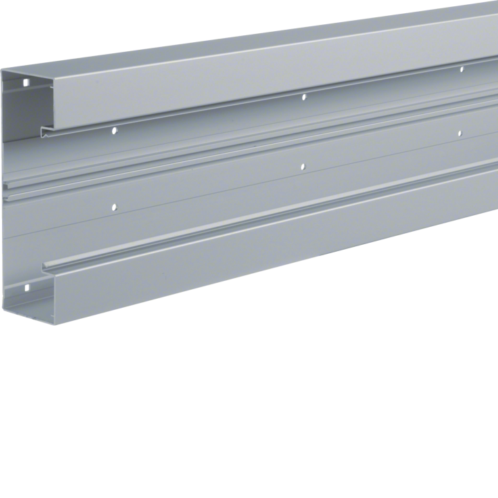 Hager BRA652101BELN Trunking Base, Natural Anodised Aluminium