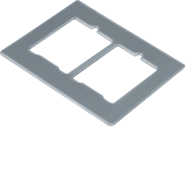 Hager GTVDM062 tugiplaat GTVD2/3 kanalile, 2xRJ45, 18x22,8 mm