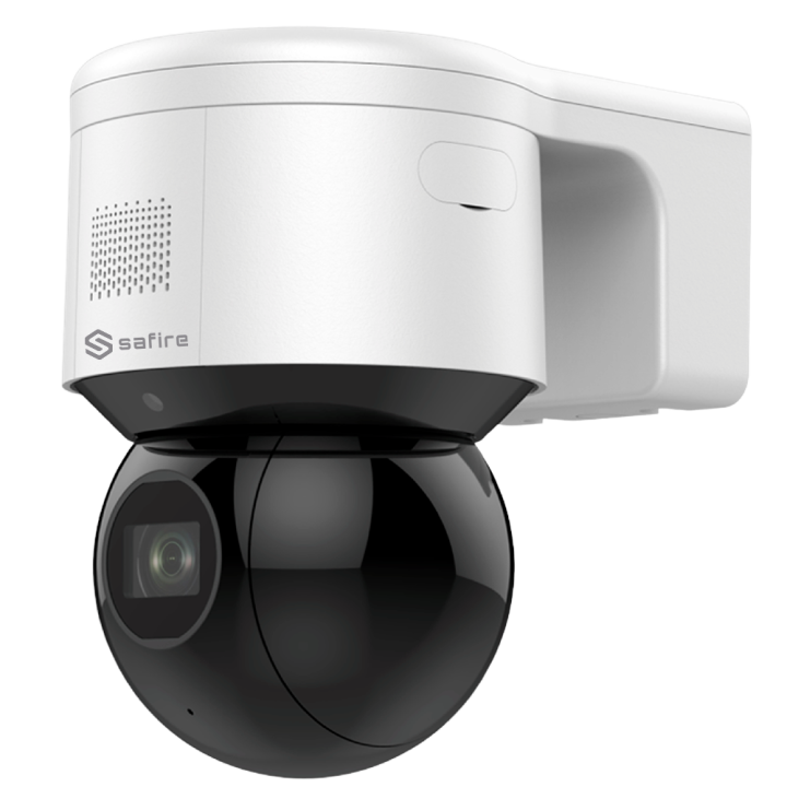 SAFIRE SF-IPPT470ZWA-4PSW-AI IP PTZ Speed Dome kaamera, 2,8–12 mm, Wi-Fi ja PoE, IP66, sisseehitatud mikrofon