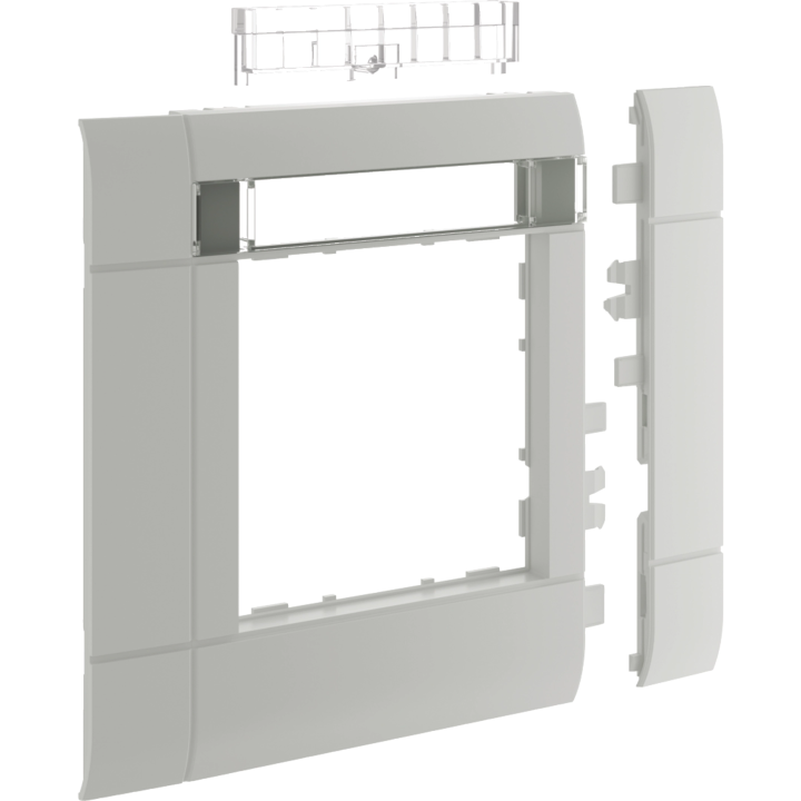 Hager GR1002KA7035 esiplaat 55M, 100mm, helehall