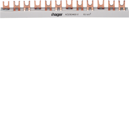 Hager KDN363M Insulated Busbar 3P 63A 10mm² 57M