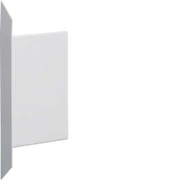 Hager BKIS121306E9016 End Cap for BKIS 12.5 Steel Trunking, White