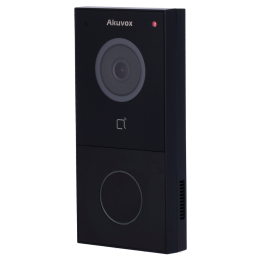 AKUVOX AK-E12W-BLACK IP vaizdo domofono durų stotis su Wi-Fi, BLE, NFC, PoE, RFID, IP65
