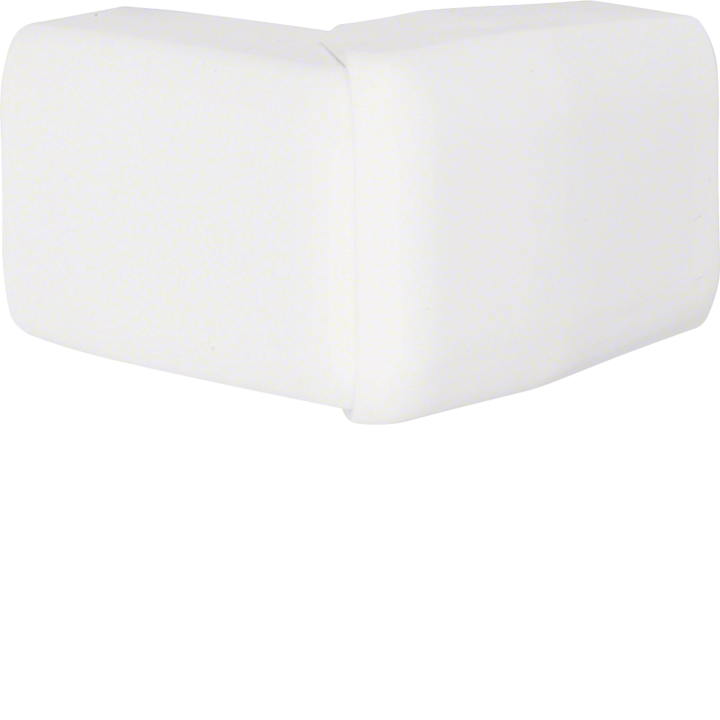 Hager ATA122039016 External Corner for ATEHA 12x20 Cable Duct, Traffic White RAL 9016