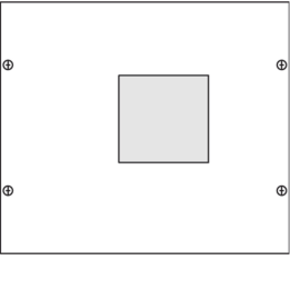 Hager UC020H quadro.sy. x250 Distribution Board Enclosure 300x350mm
