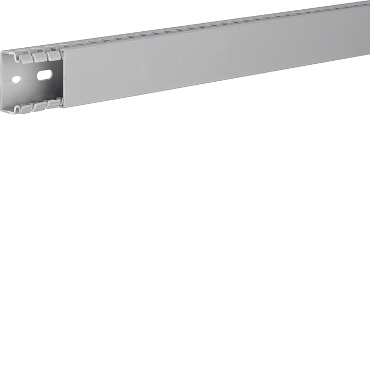 Hager BA725040 Slotted Panel Trunking 25x40mm, Grey