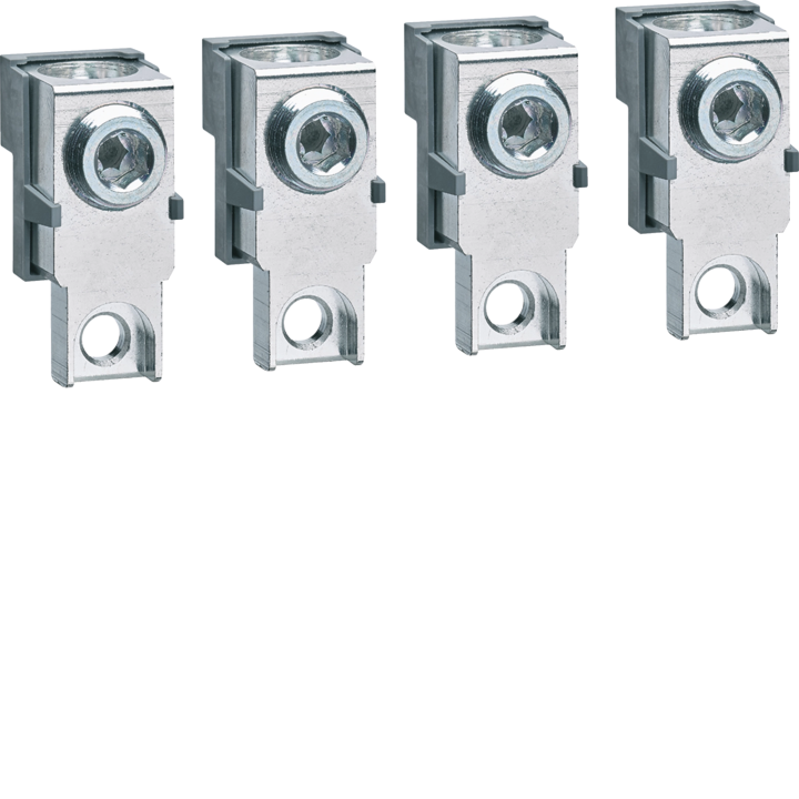 Распределительный блок Hager HYT006H, 250A, 4P, зажим типа "клетка", 50-185mm²