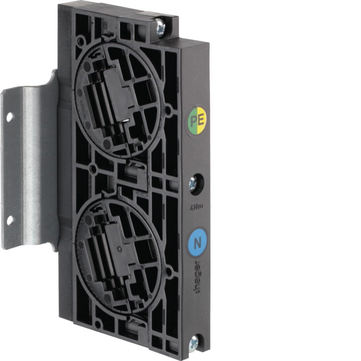Hager UZ62MB2 Virtakisko, universN, PE/N, asennusteline