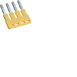 Hager KWJ02D4 Insulated Jumper 2.5mm² 4-Way Distribution Block
