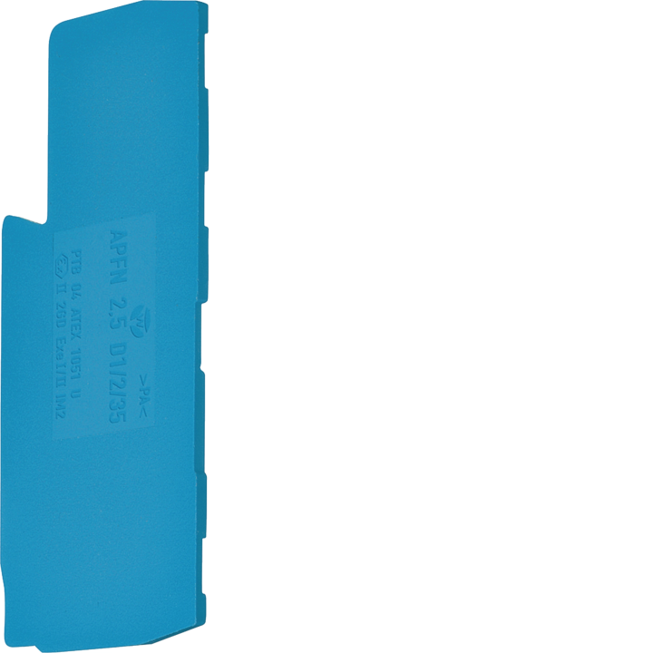 Hager KWE08B End Plate for KYA02NH3, KYA02NP