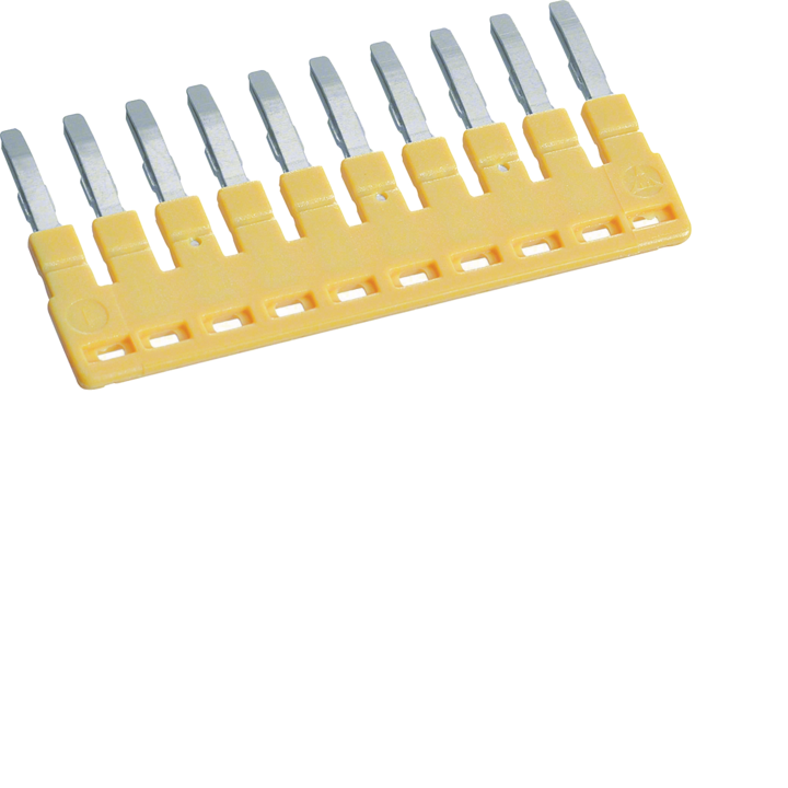 Hager KWJ02D10 Jumper Insulated 2.5mm² 10-Way Distribution Block