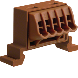 Hager VZ456P Phase Terminal Block for DIN Rail – QuickConnect