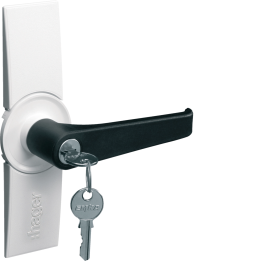 Hager FZ533N Universal Lock with Pawl Rod and Cylinder Nr.1333