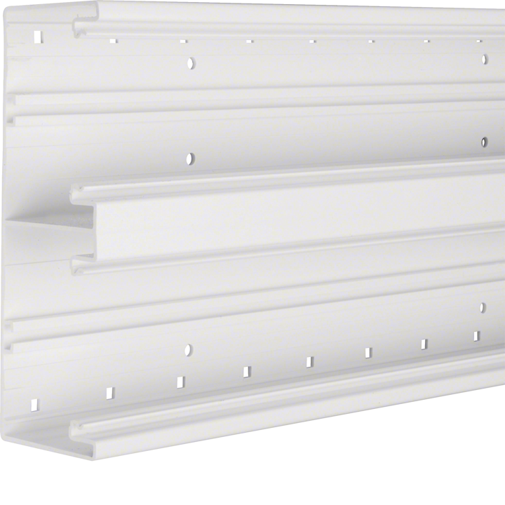 Hager BR7021419010 Kanavapohja, PVC, puhdas valkoinen, RAL 9010