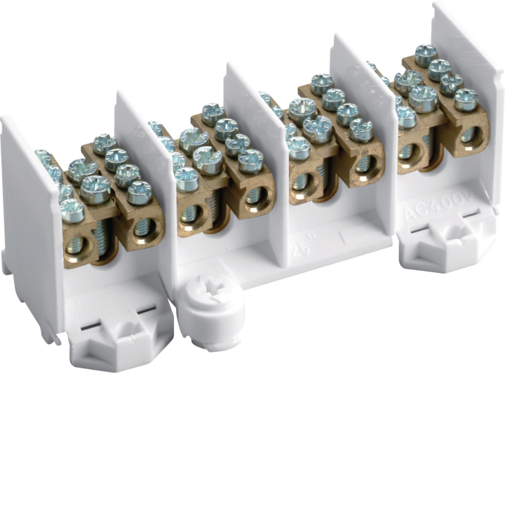 Hager K28N Branch Terminal, 4-Pole, 1x25mm² to 4x16mm²