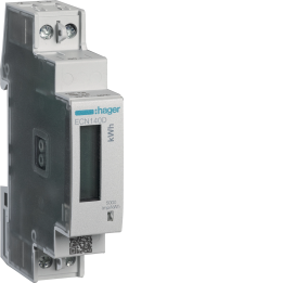 Hager ECN140D 1-Phase kWh Meter Direct 40A 1 Module