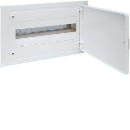 Hager VF122PD Flush-Mounted Distribution Board, 22 Modules, White Door