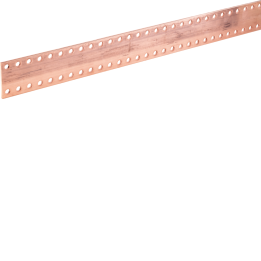 Hager UC966 Copper Rail Quadro 80x5 mm L1750 mm