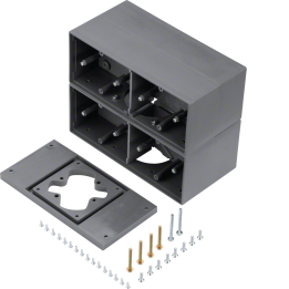 Hager GBZ87011 Pjedestal Box 8 montavimo laukai SG