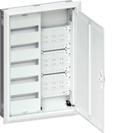 Hager FWU52K1 Flush-Mounted Enclosure 2x5r Distrib+Multimedia