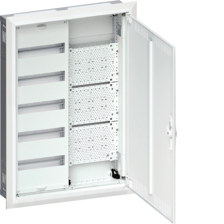 Hager FWU52K1 Flush-Mounted Enclosure 2x5r Distrib+Multimedia