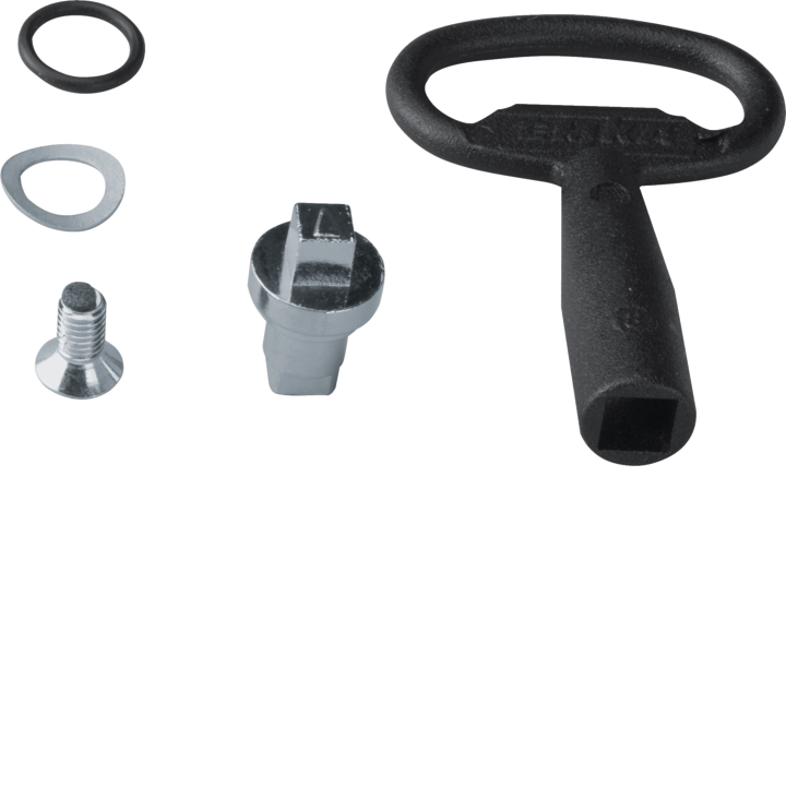 Hager FZ529N Universal Square 8mm Lock for IP54 Enclosures (D205)