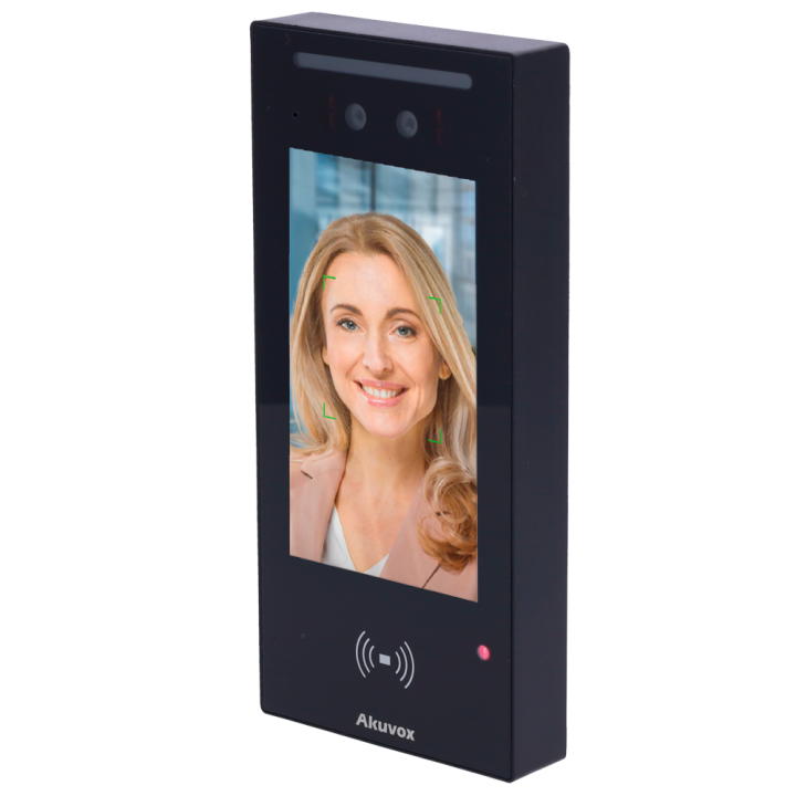 AKUVOX AK-A05S IP video durvju stacija ar 1080p kameru, RFID un mobilās lietotnes vadību