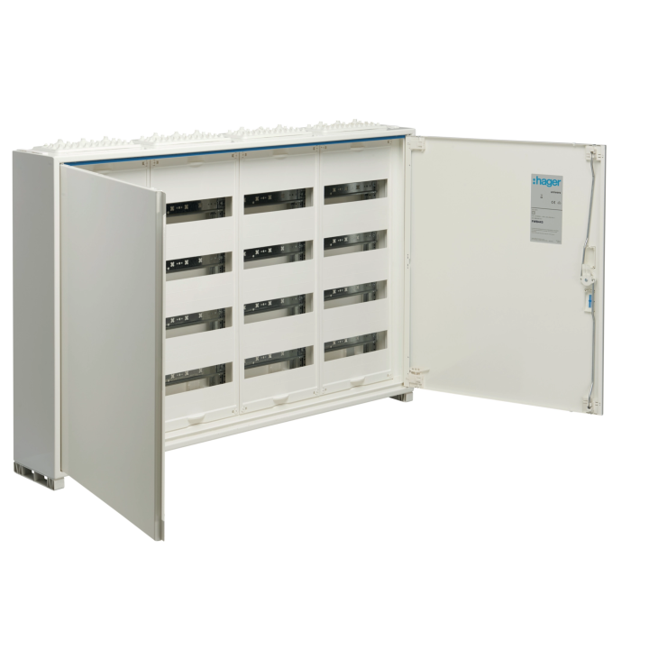 Корпус универсальный Hager FWB44, IP44, 650x1050x161мм, на 92 модуля