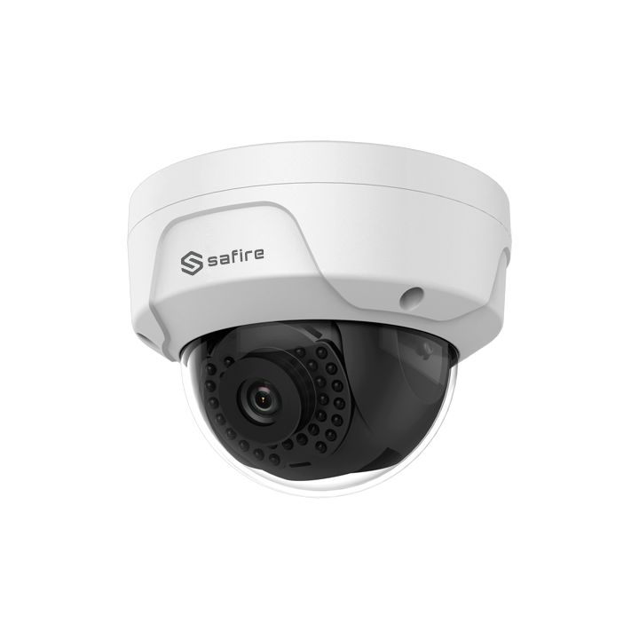 SAFIRE SF-IPDM934H-4 4MP PoE IP kamera su Wi-Fi, 2,8 mm objektyvas, 30 m IR, IP67 kupolas