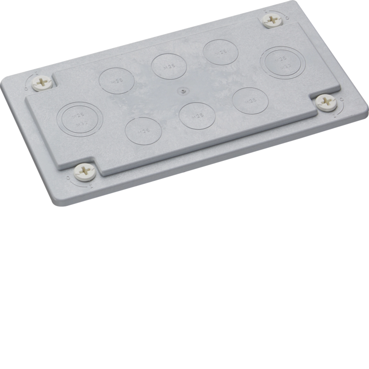 Распределительный шкаф Hager FZ417 универсальный, IP55, 6x M25 + 2x M25/32 кабельные вводы